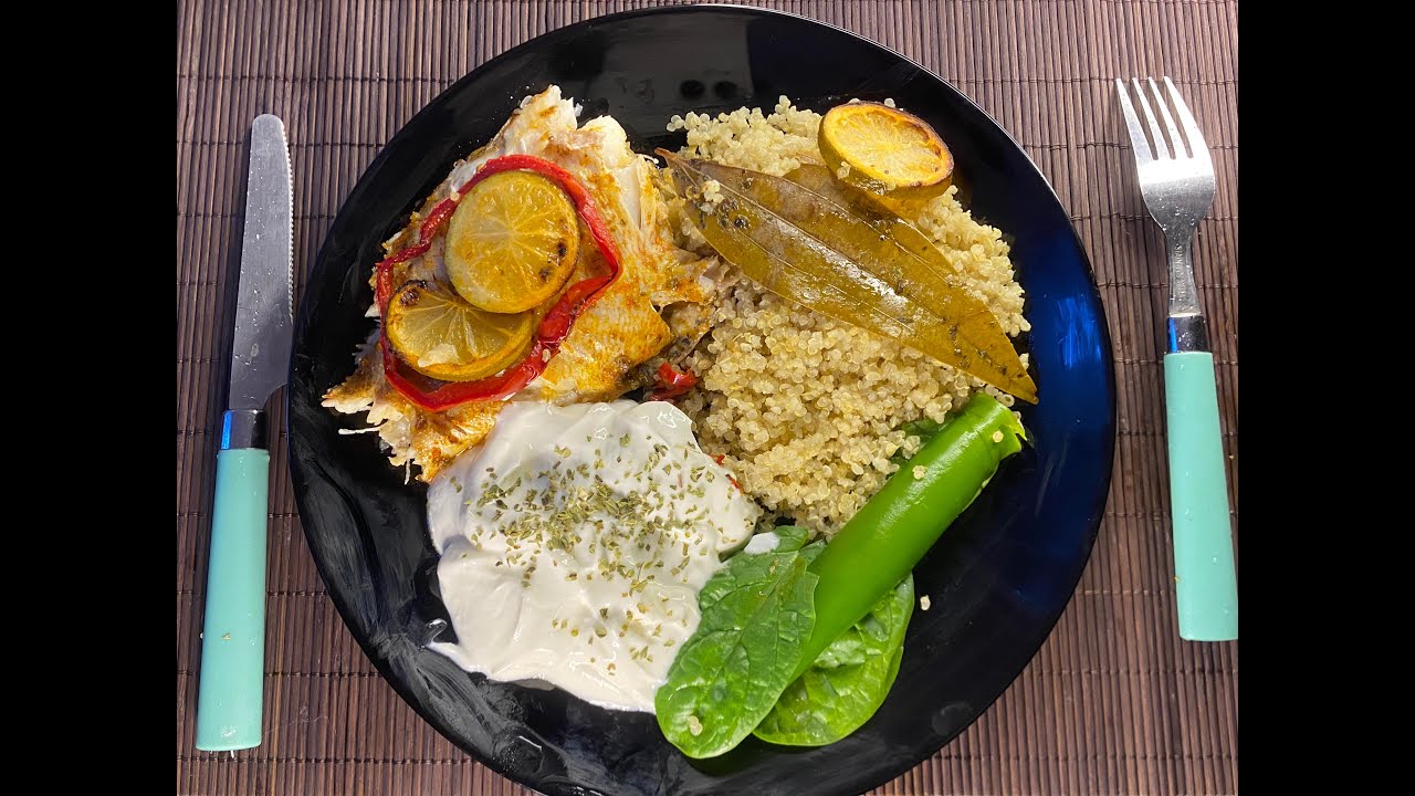 Delicious & Easy lunch Recipe Quinoa and Fish