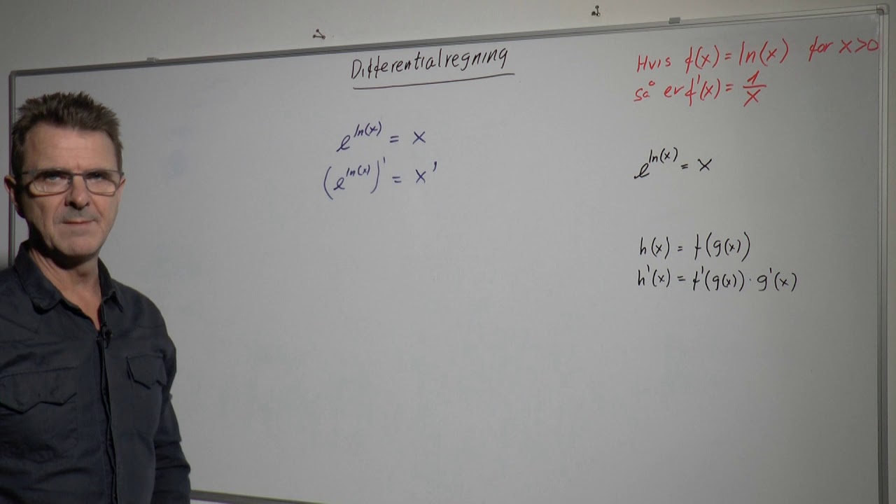 Differentialkvotient til ln(x)