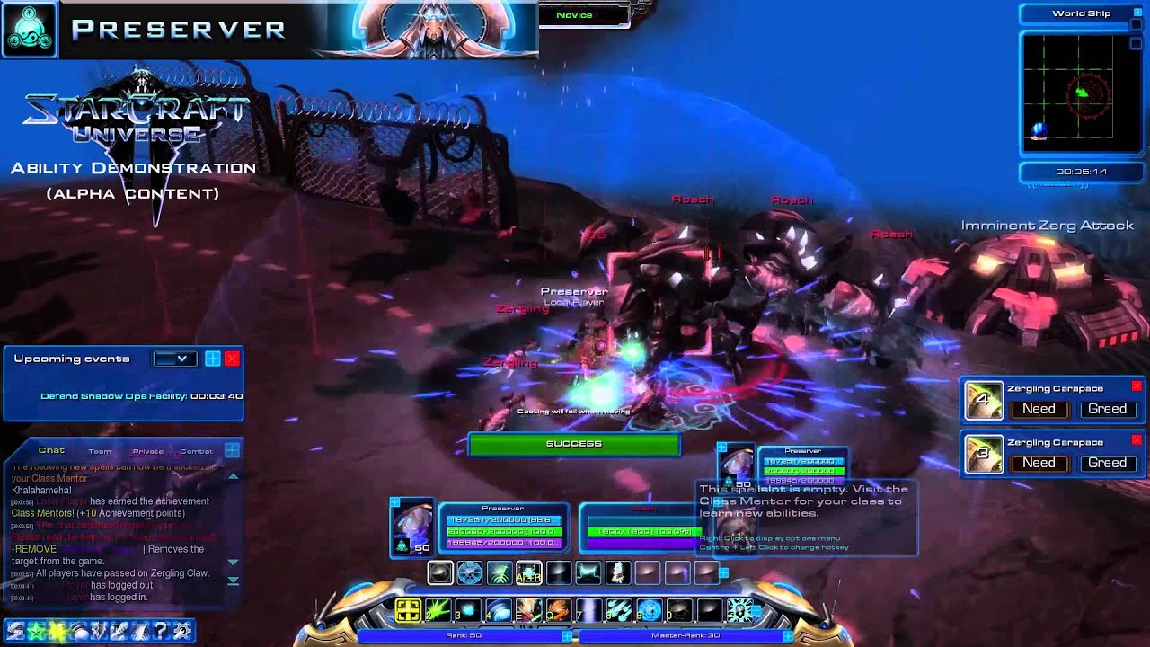 StarCraft Universe - Preserver Ability Demo (Alpha Content)