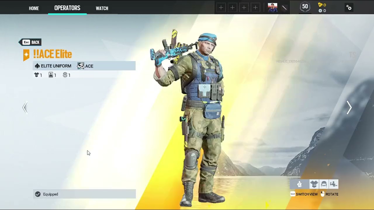 Ace Elite Skin Animation - Rainbow Six Y6S4 Operation High Calibre Leaks