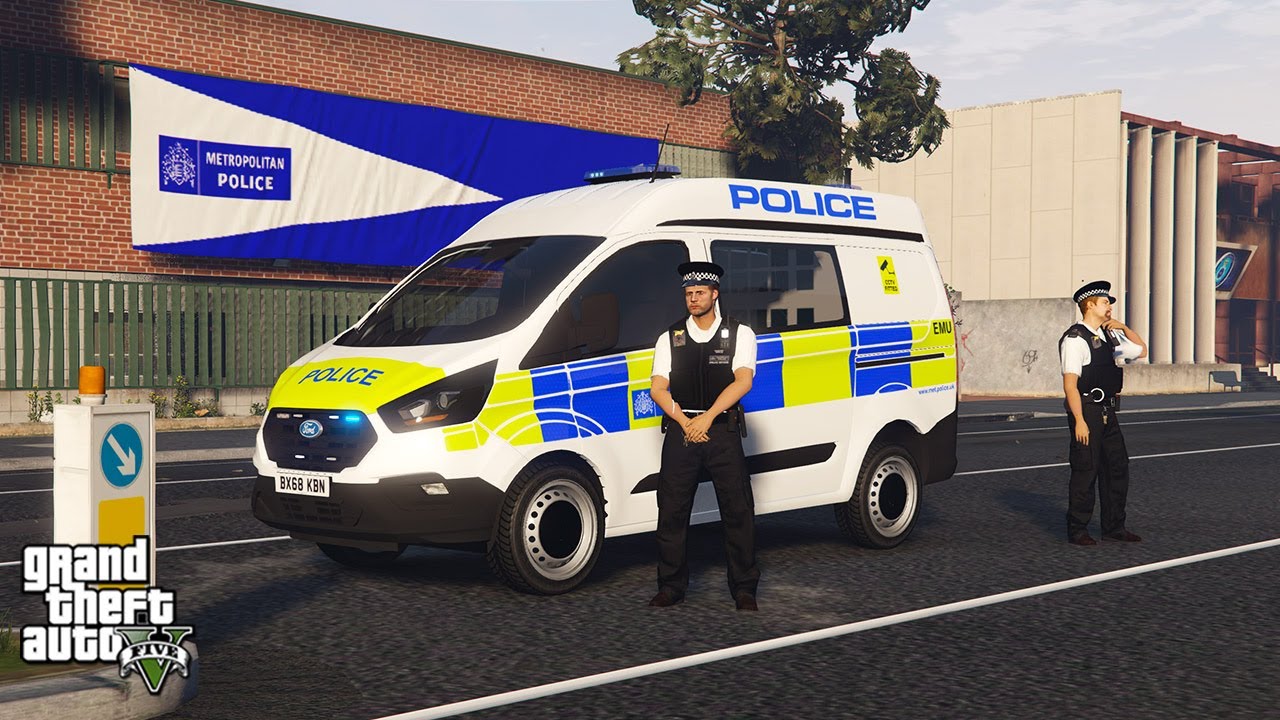 Met Police Van Patrol! (GTA 5 LSPDFR Mod #301)