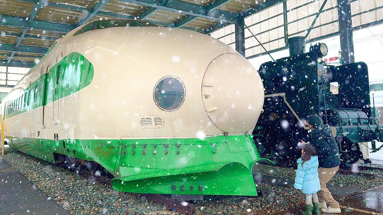 🚆 Снежный Железнодорожный Рай! Музей железных дорог Ниицу с Синкансеном и Паровозами 🚂❄️ (Часть 1)