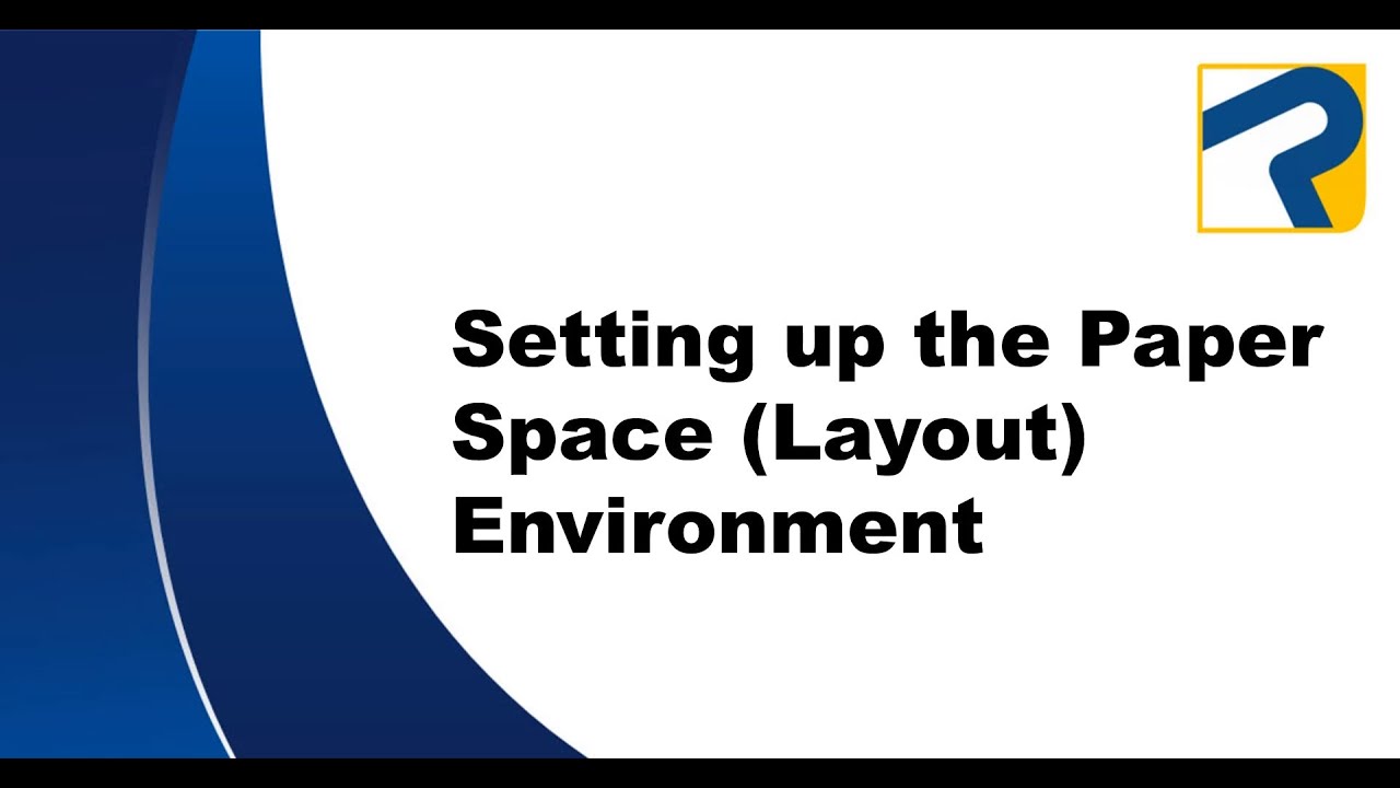 3.2 - progeCAD Mechanical Parts Layout - Setting up the Paper Space (Layout) Environment