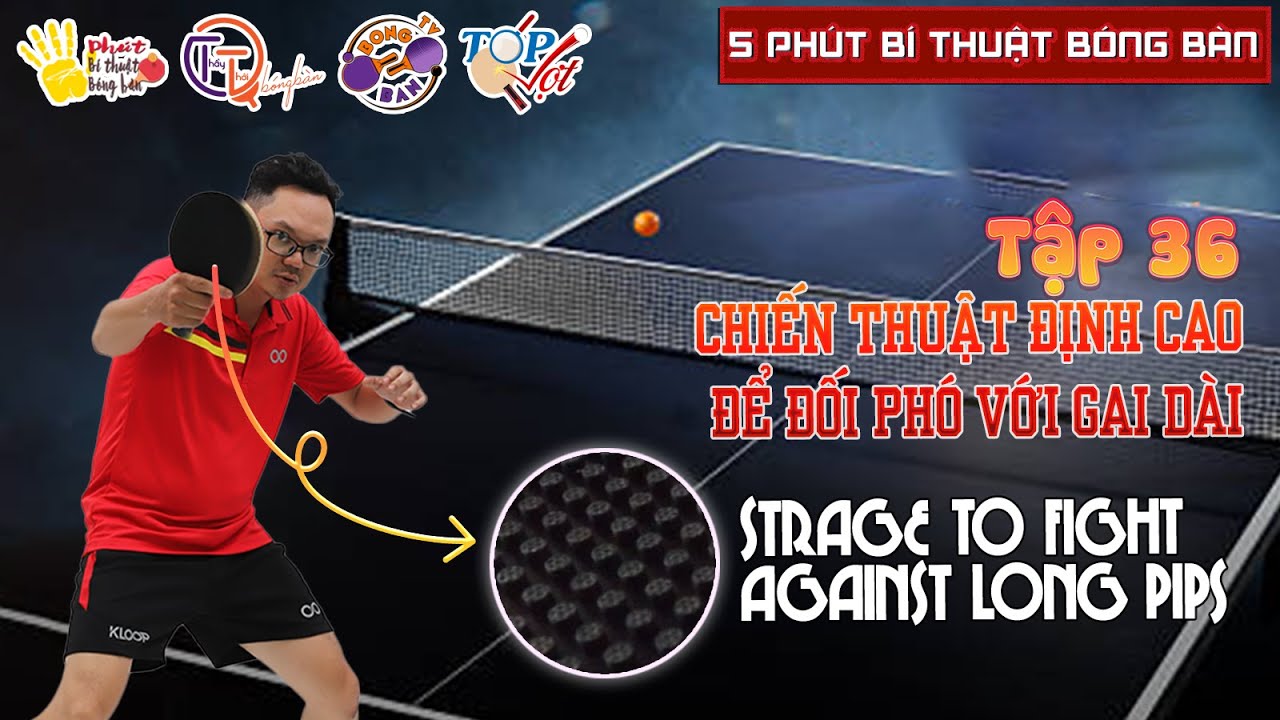 TẬP 36: CHIẾN THUẬT ĐỈNH CAO ĐỂ ĐỐI PHÓ VỚI GAI DÀI | THE ULTIMATE STRATEGY TO DEAL WITH LONG PIPS