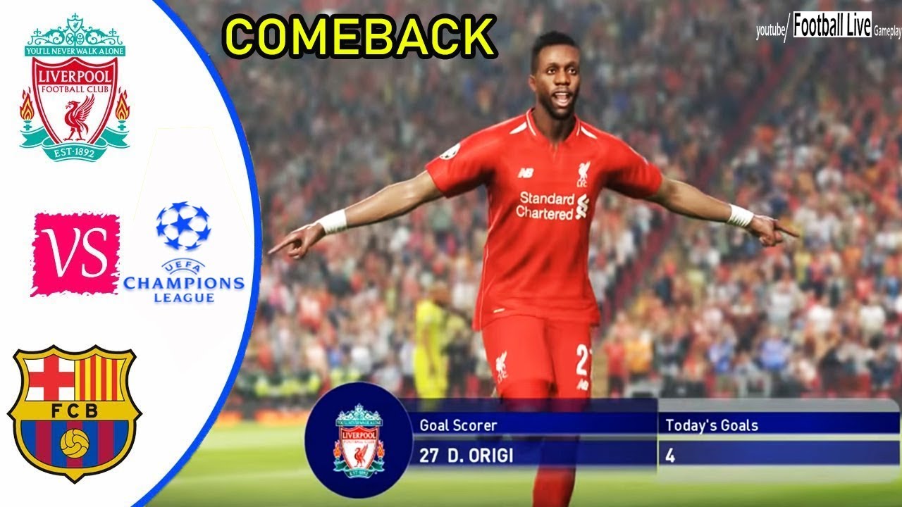 PES 2019 | ЛИВЕРПУЛЬ — БАРСЕЛОНА | Возвращение на «Энфилд» | Лига чемпионов УЕФА (ЛЧ)