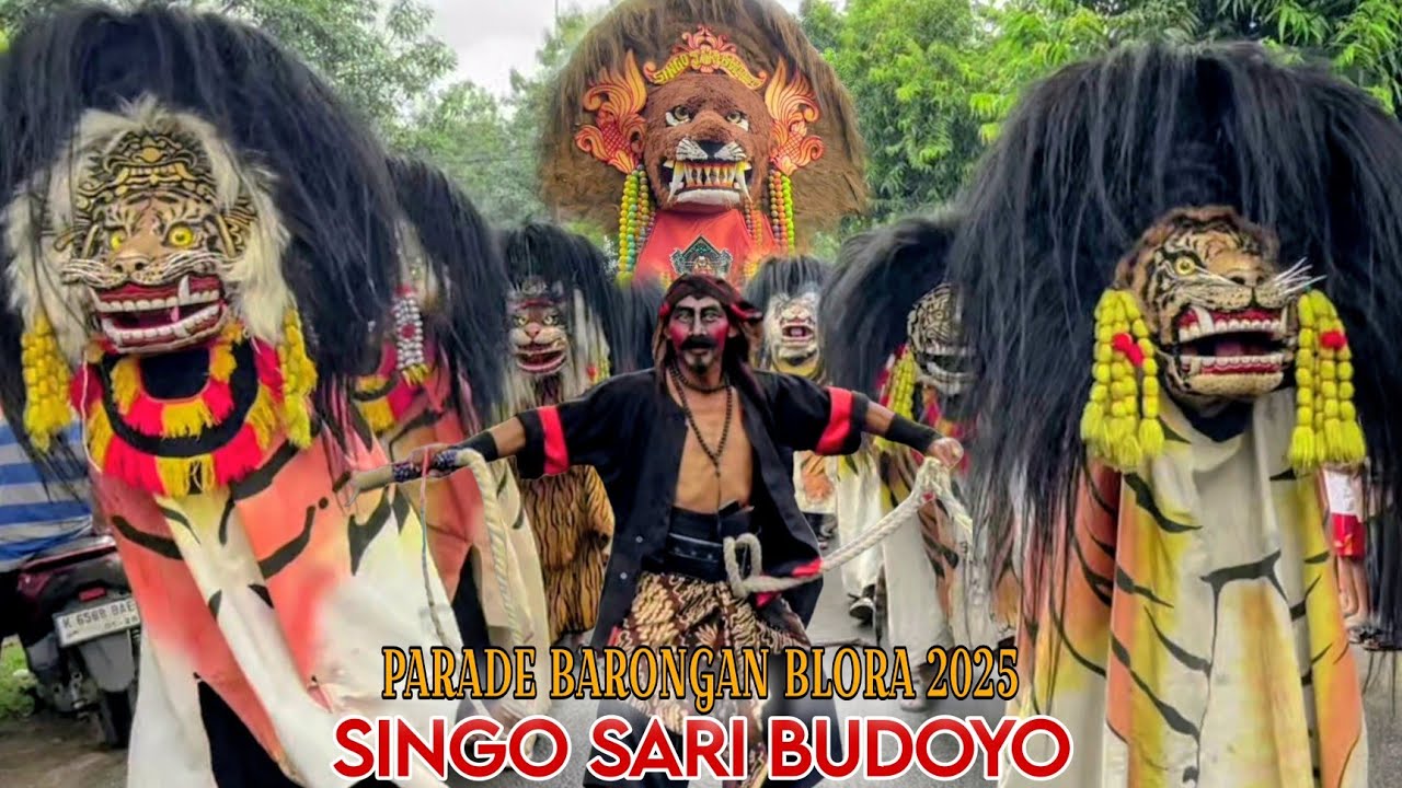 PARADE BARONGAN BLORA 2025 🔥 Singo Sari Budoyo Ngawen Tampil Gahar & Meriah