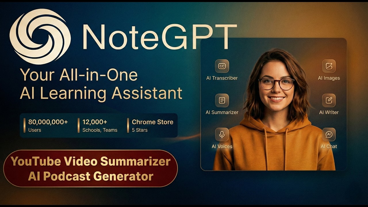 NoteGPT Tutorial 2026 | Best AI Note-Taking Tool for Students & Creators