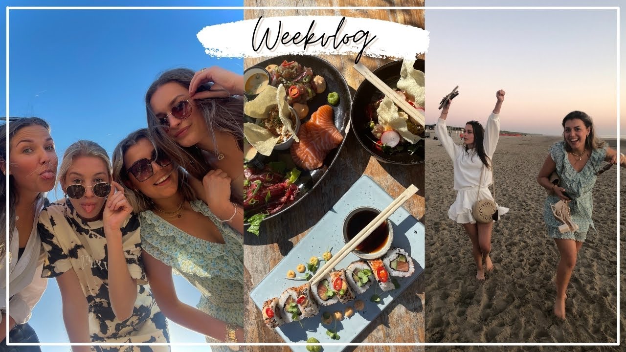 Eindelijk VAKANTIE ☀️ Veel gezelligheid met vriendinnen & Lekker eten 🍣💗 | Sara Verwoerd #82