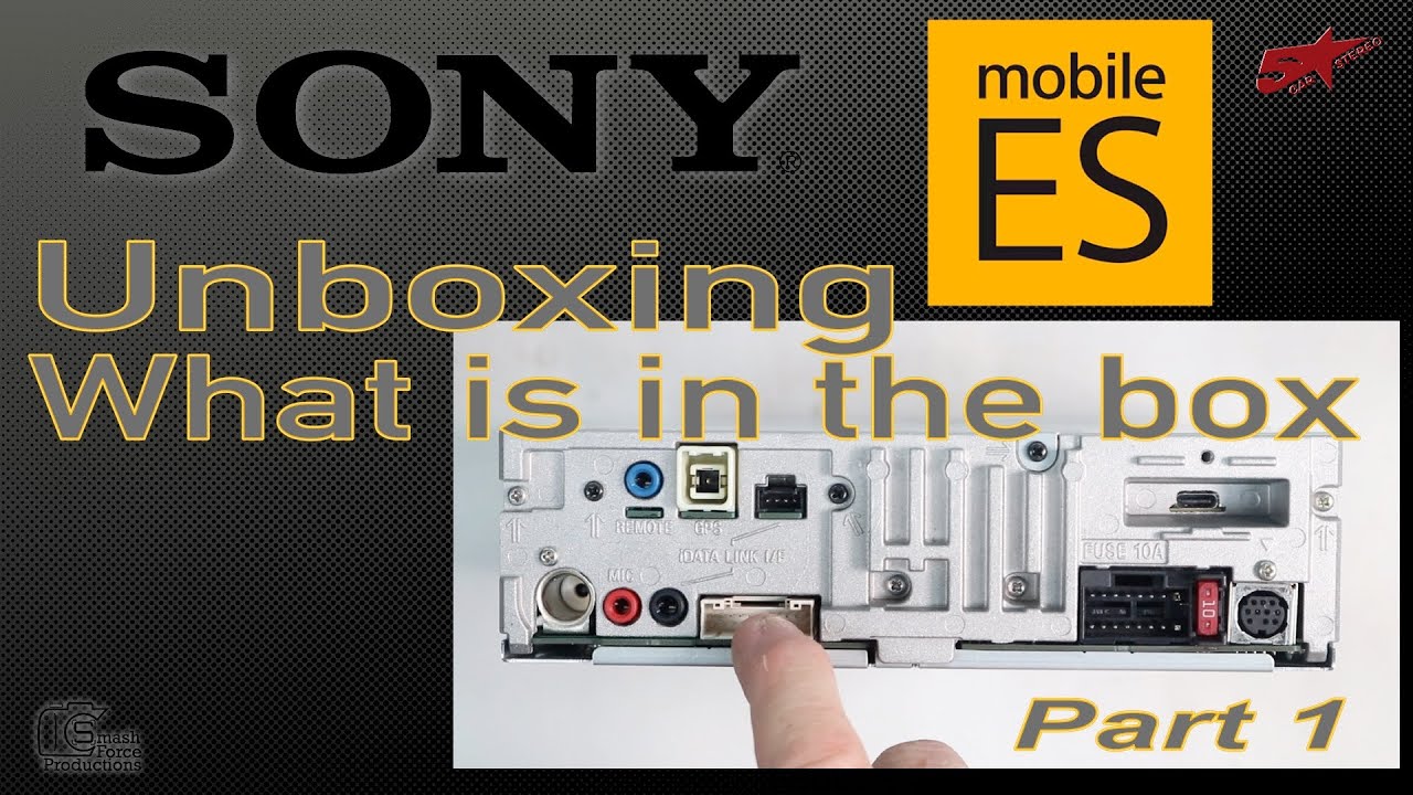Sony Xav 9500ES unboxing part 1 whats in the box