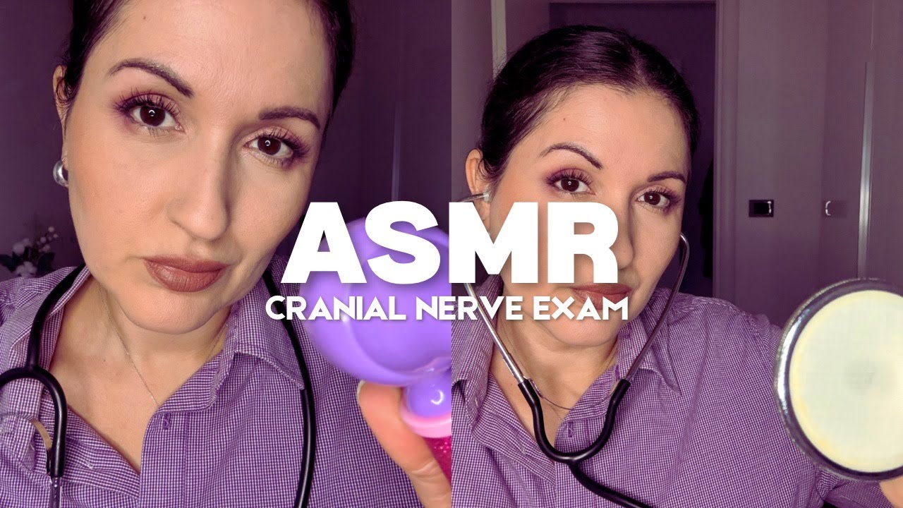 #ASMR Medical Cranial Nerve EXAM 🏥roleplay