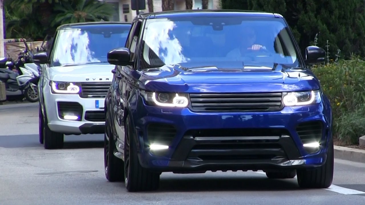 CRAZY LOUD Overfinch Supersport Range Rover SVR in Monaco | REVS + ACCELERATIONS!
