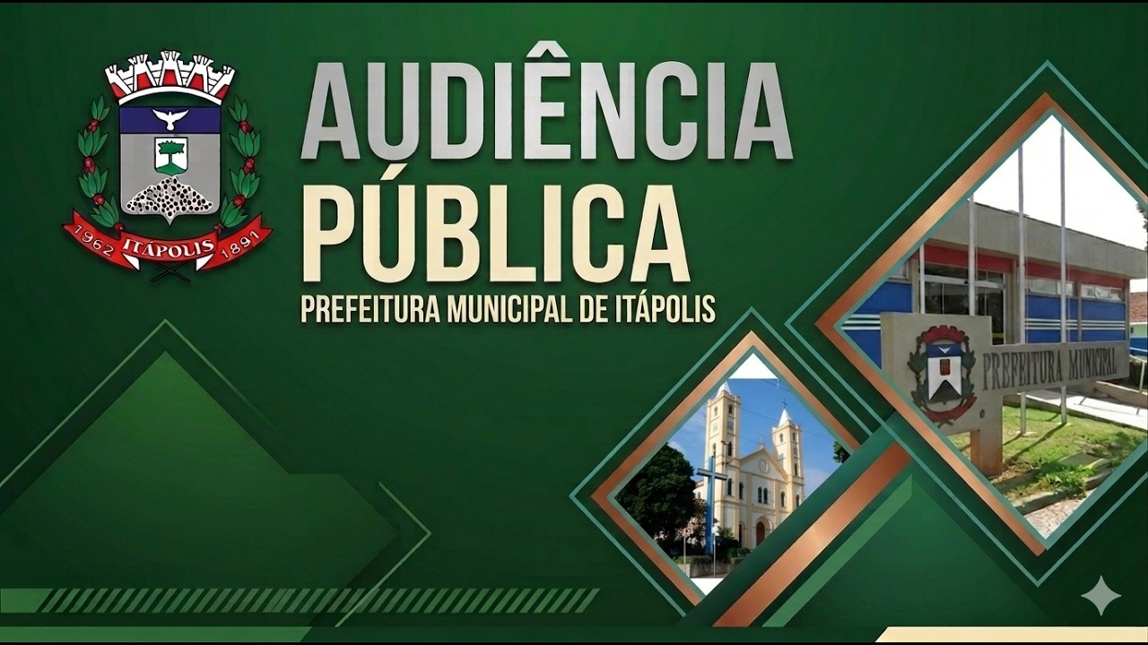 Audiência Pública 30 de setembro de 2025 - Prefeitura Municipal de Itápolis