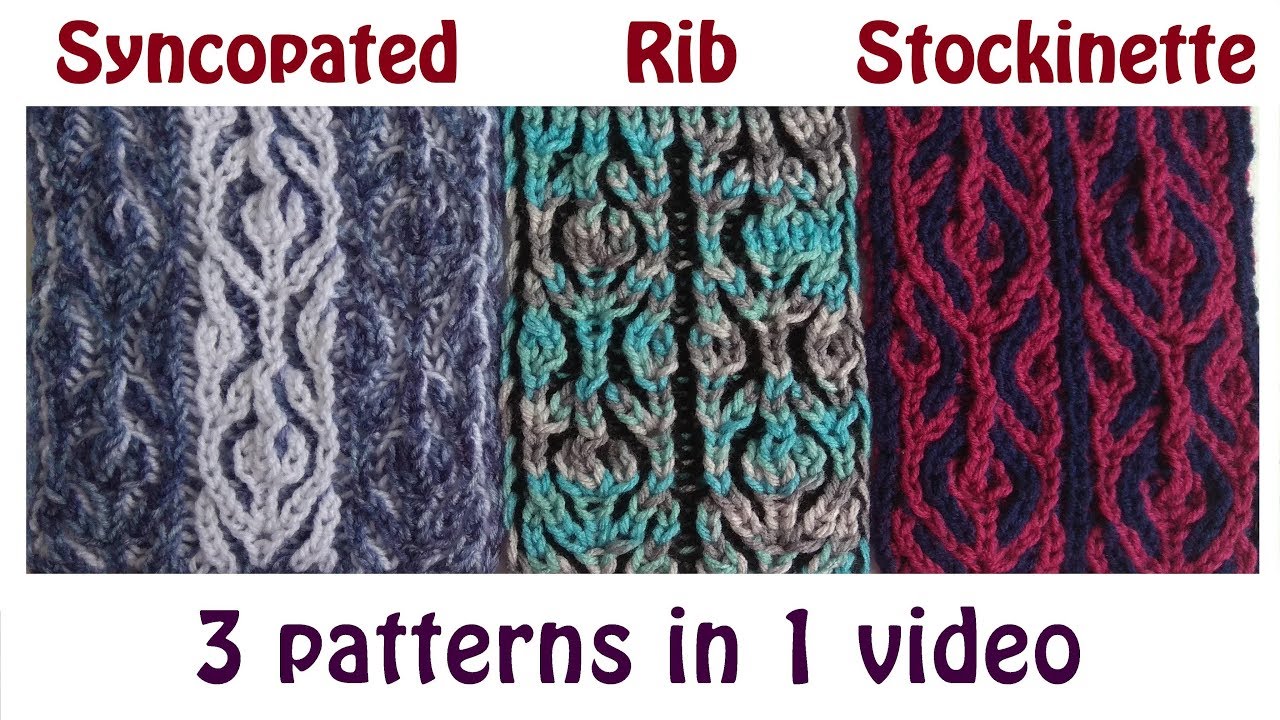 Brioche knitting *Medallion* knitting patterns