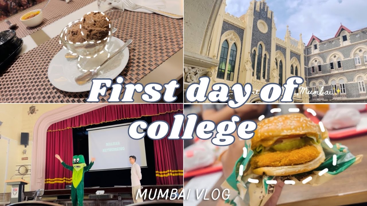 First day of college in mumbai🏫✨| St.Xaviers college | Jeevatha