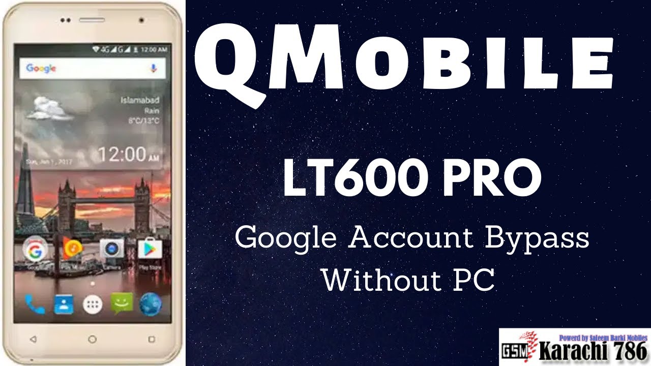 QMobile LT600 Pro Google Account Bypass Without PC | LT600 Pro FRP Remove Easy Method FREE