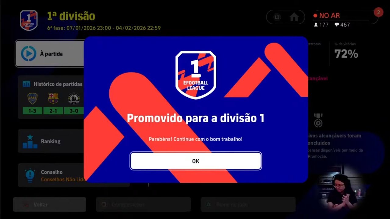 Partida do Acesso a Divisão 1 na Liga eFootball (Divisões) do eFootball 2026 #14