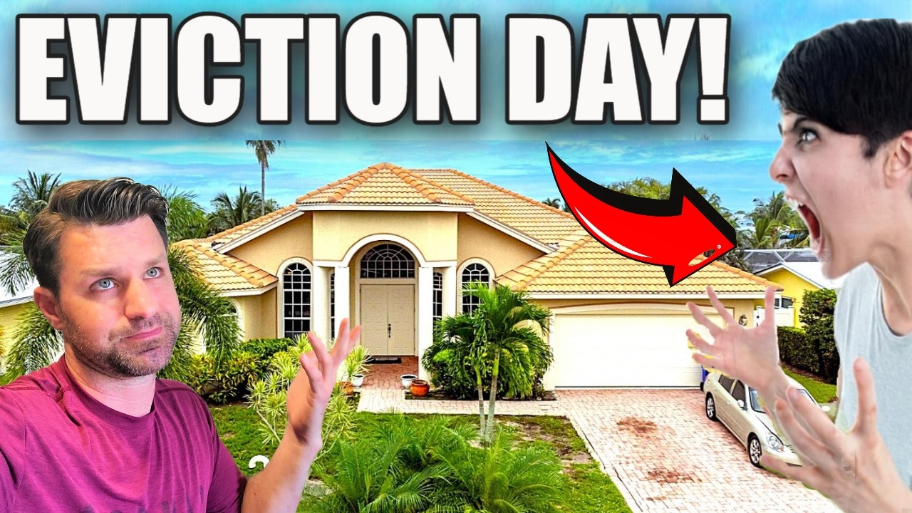 Sheriff Finally EVICTS OUR SQUATTER! - Foreclosure Auction Disaster