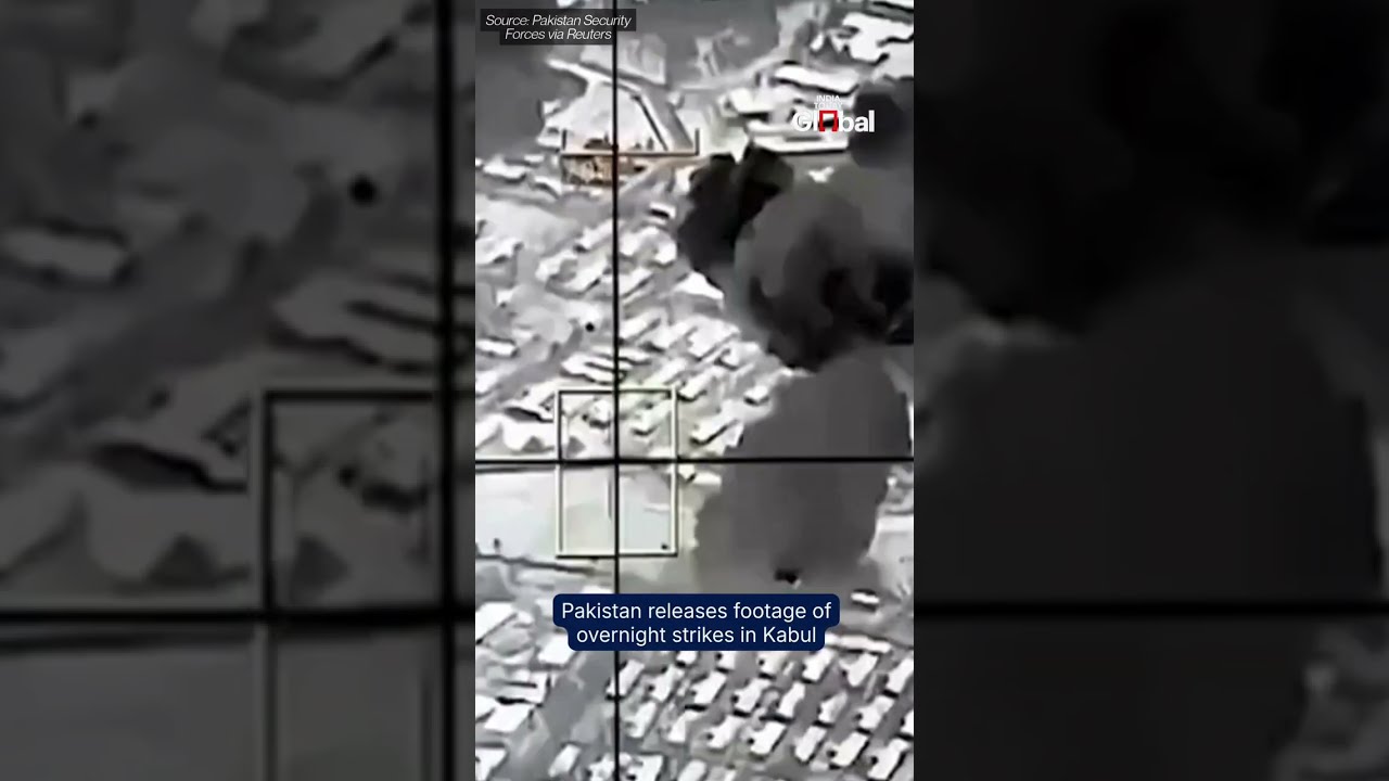 Pakistan Releases Video of Alleged Overnight Strikes in Kabul Amid Rising Border Tensions