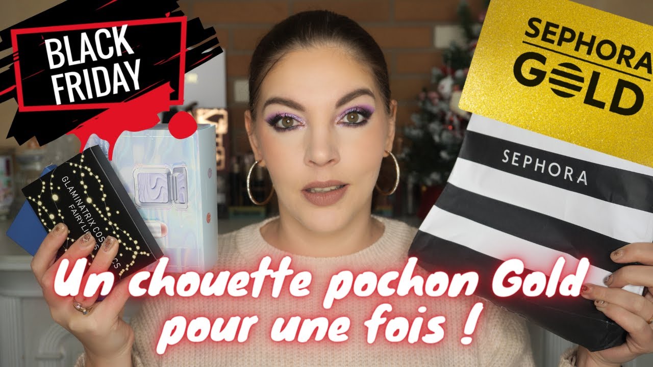 HAUL Black Friday, Sephora Gold, Aroma-Zone, Easypara... Un chouette pochon Gold pour une fois !