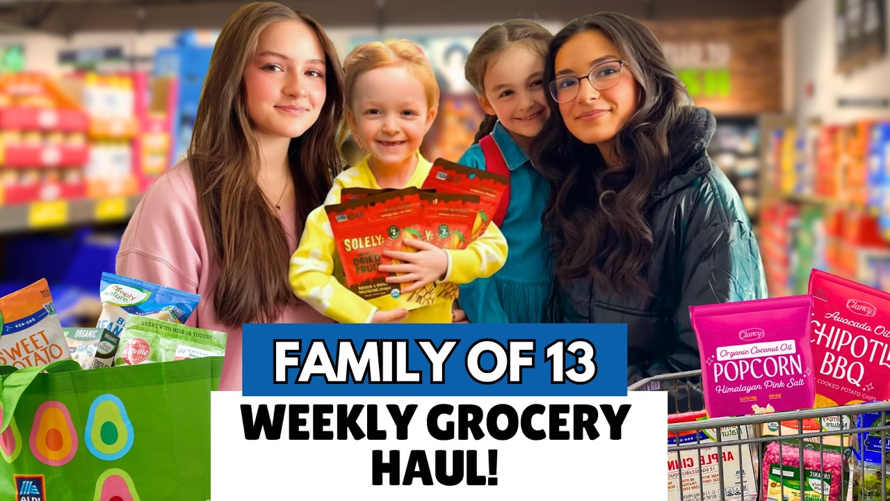 Огромная закупка продуктов на 417 долларов | Aldi + дисконтный магазин | Семья из 13 человек