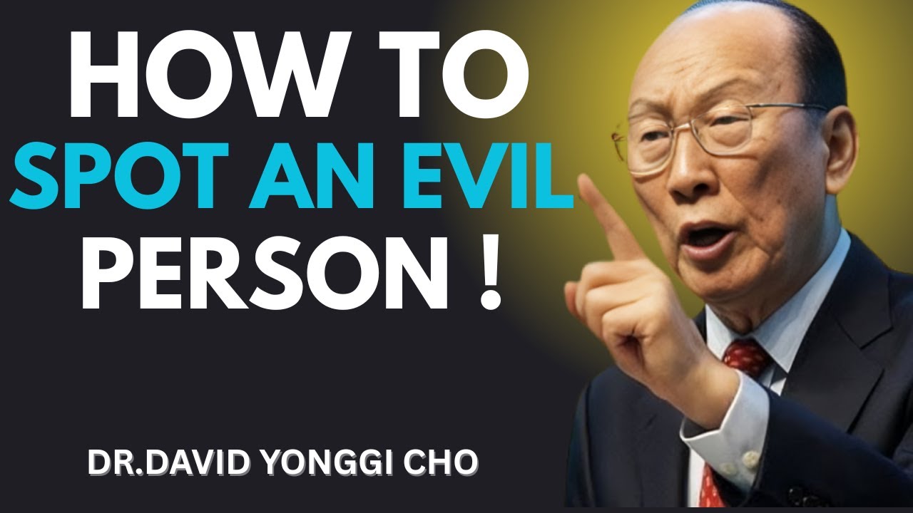 God Is Exposing the Evil Around You &mdash; Pay Attention | Yongi Cho