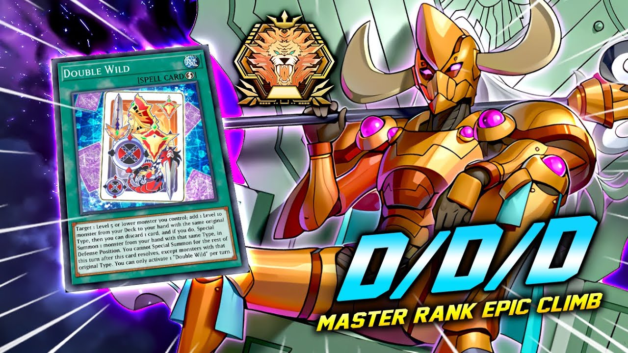 REACHING MASTER RANK With BUDGET D/D/D Deck - EPIC DUEL Ranked Gameplay [Master Duel]