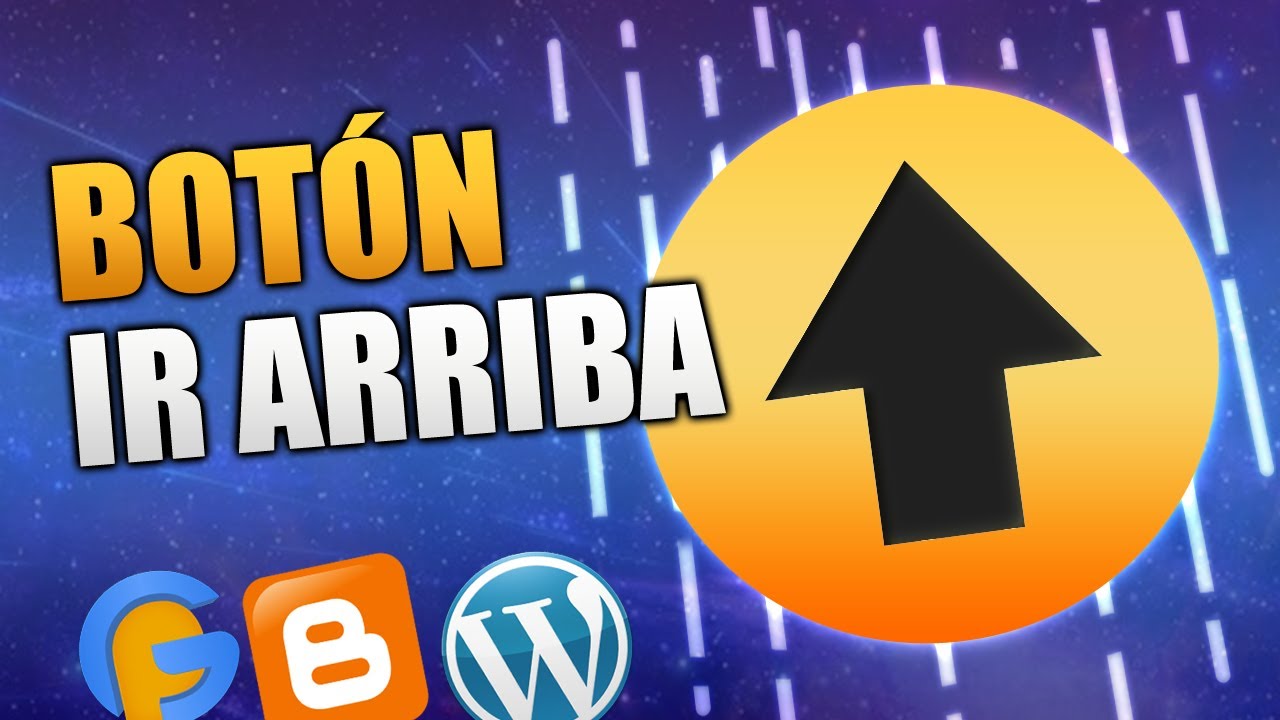 Botón de ir Arriba con Efecto Deslizante para Blogger ⛔ Gabriela Peengler