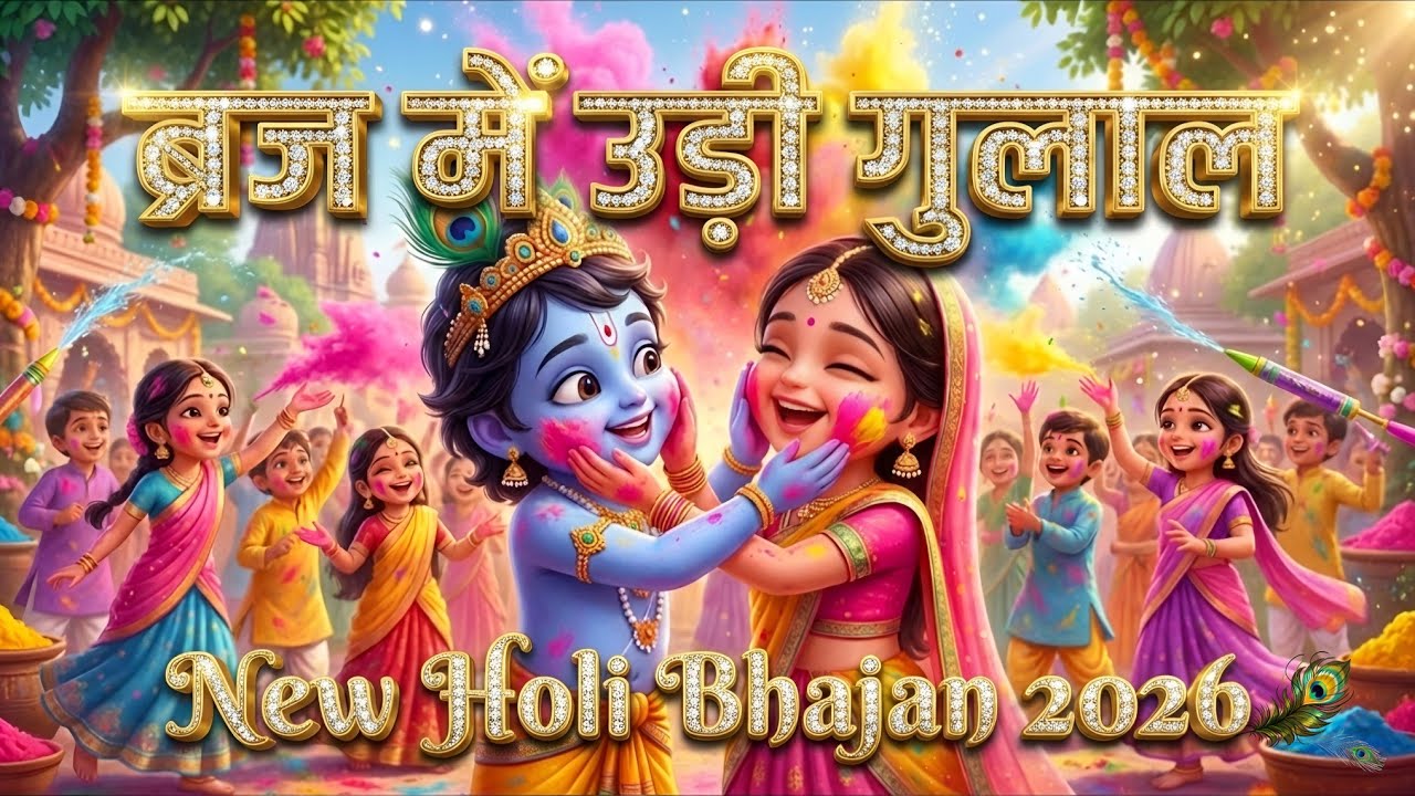 Vrindavan Mein Ude Re Gulal - वृन्दावन में उड़े रे गुलाल कह दो राधा रानी से | Holi Bhajan #holi