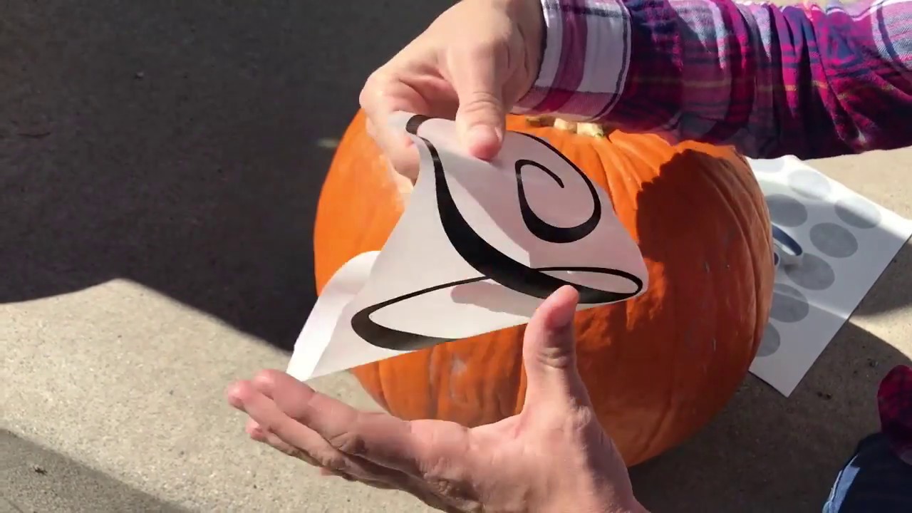Decorating Pumpkins for Halloween, Thanksgiving, Fall Season Using Family Name Monogram Vinyl Decals