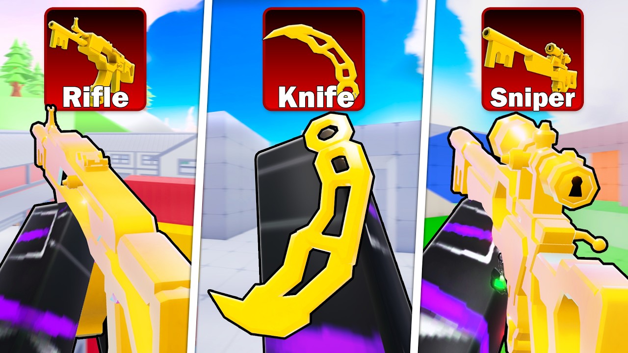 Winning with EVERY KEY SKIN in Rivals!