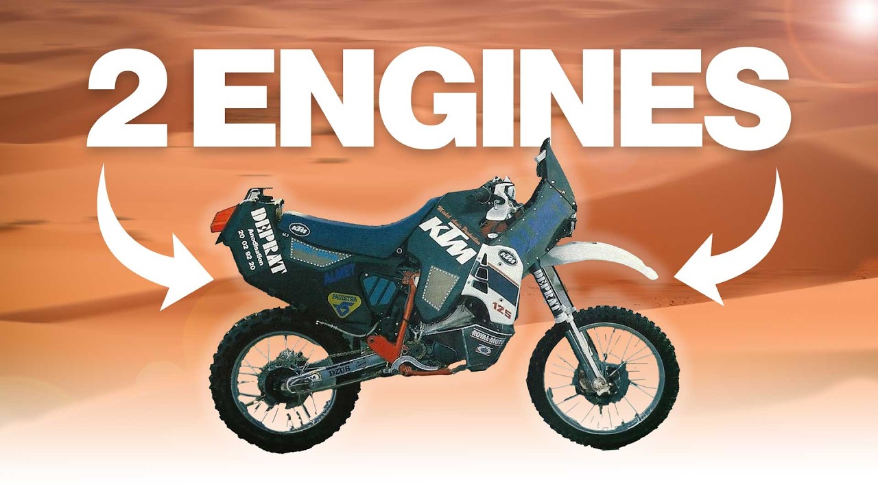 When KTM Took a 125cc 2 Stroke to Dakar!