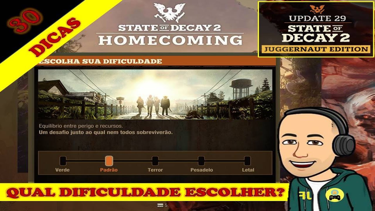 State of Decay 2 - Qual dificuldade escolher - Dica 30