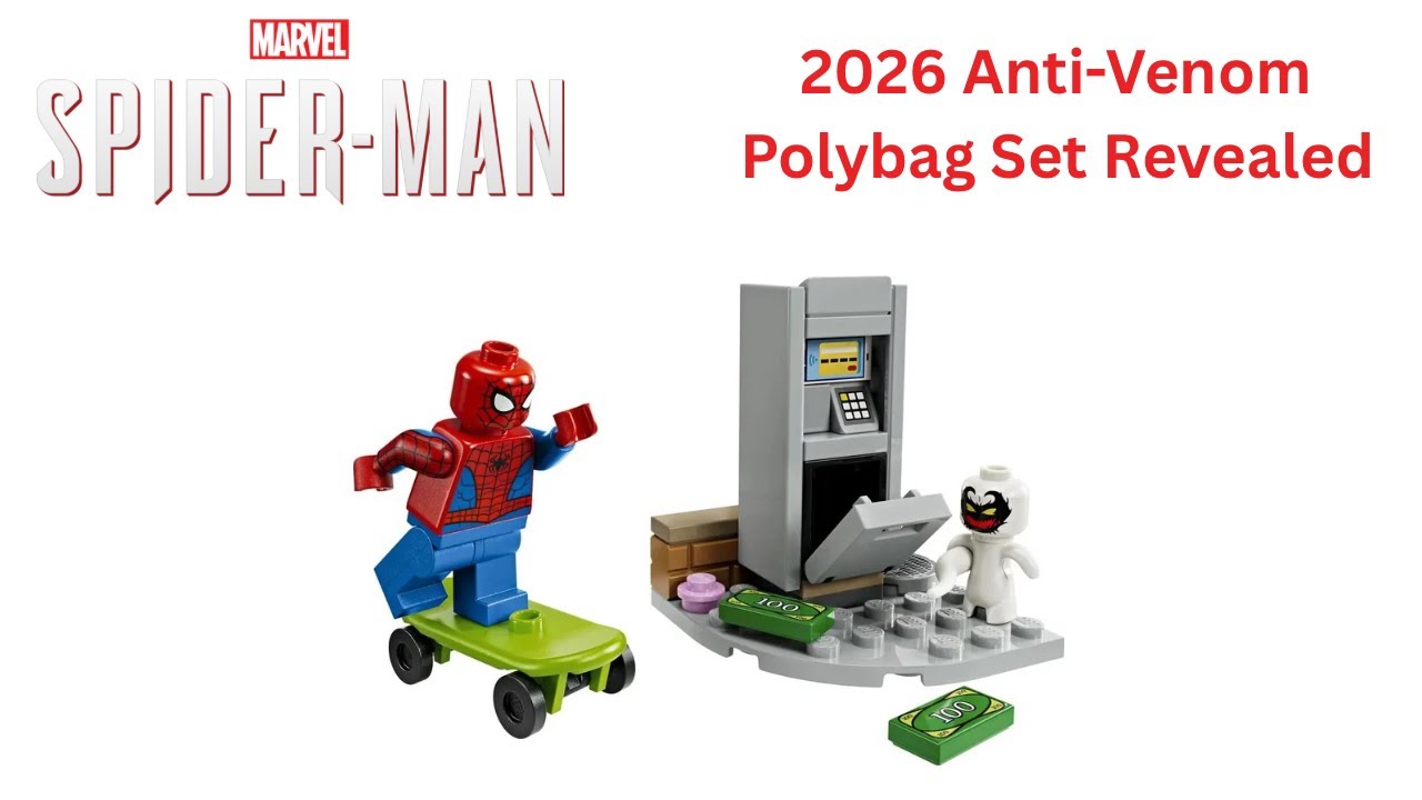 Lego Marvel Official 2026 Spider-Man vs Anti-Venom Polybag Set Revealed 