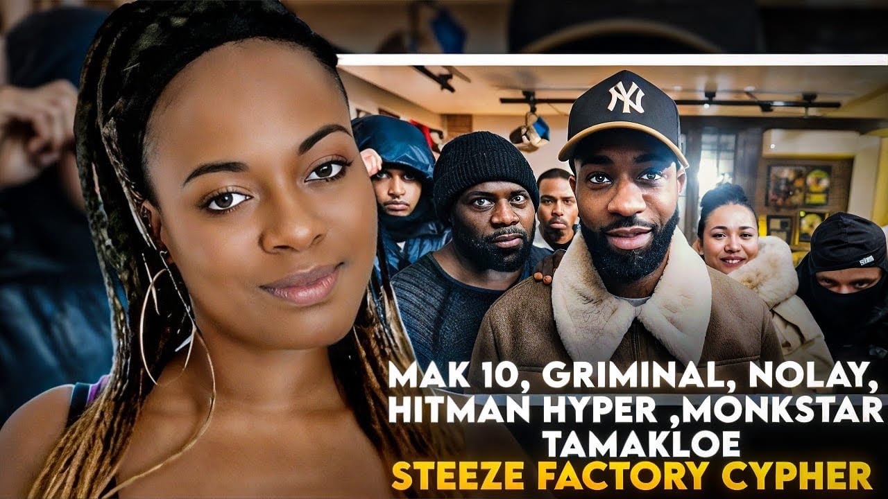 Mak 10, Griminal, Nolay, Hitman hyper ,Monkstar, Tamakloe, | Steeze Factory Cypher (Reaction) 😍