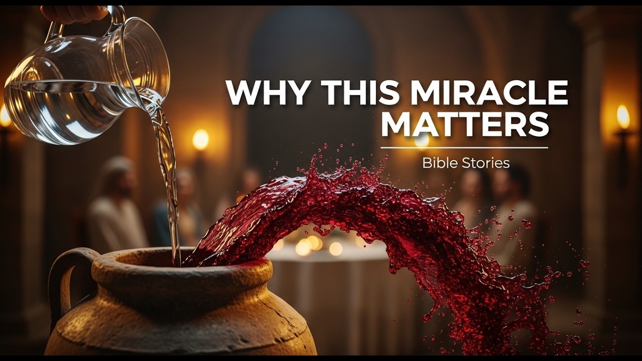 Water Into Wine at Cana: Jesus' First Miracle Bible Explained & Significance