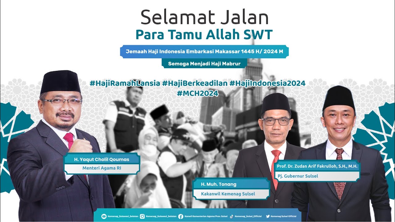 PELEPASAN KLOTER 31 UPG EMBARKASI MAKASSAR 1445 H/ 2024 M