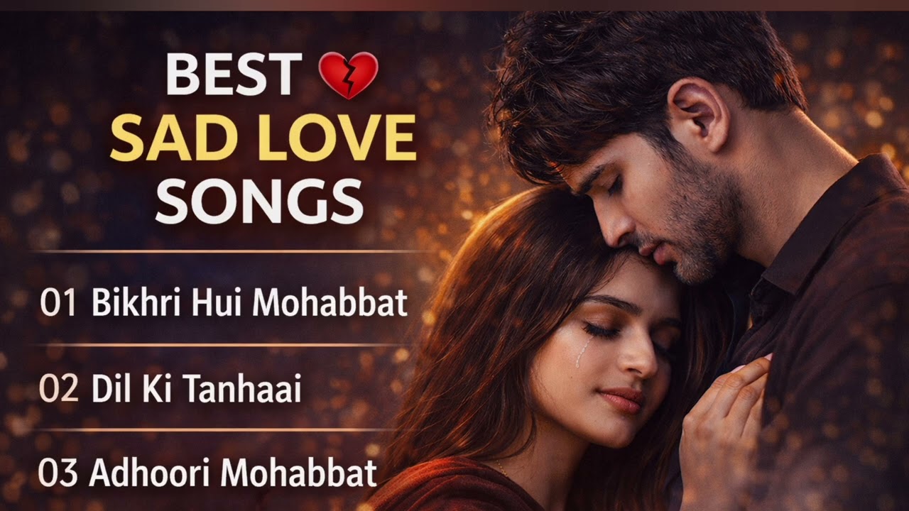 Top 3 New Sad Love Songs 2026 💔 | Bikhri Hui Mohabbat, Dil Ki Tanhaai, Adhoori Mohabbat | Emotional 