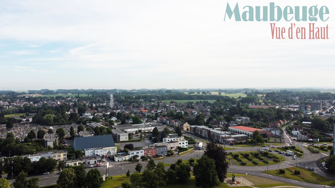 Maubeuge vue d'en Haut