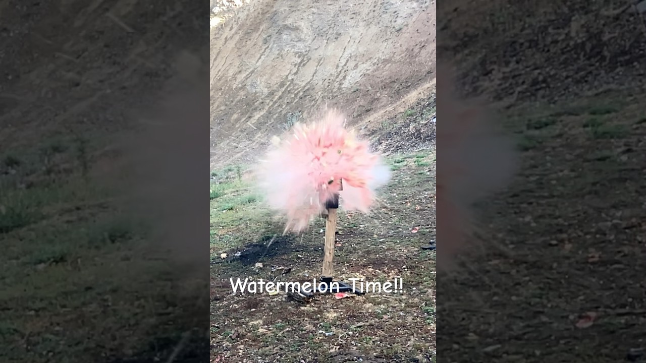 12 gauge shotgun vs watermelon