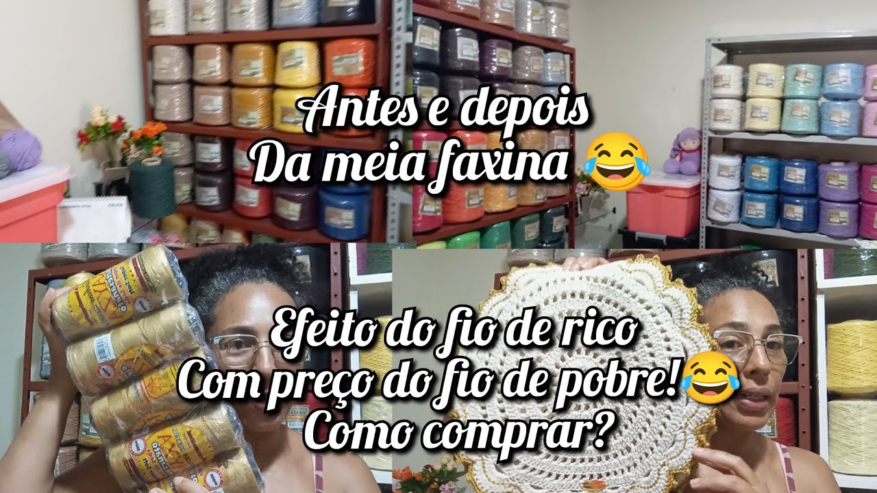 💥ONDE COMPRAR O FIO RAIZA OURO FINO PARA ACABAMENTO/FAXINA NO ATELIÊ!