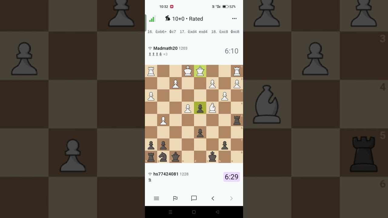 Chess game 1000 rating 