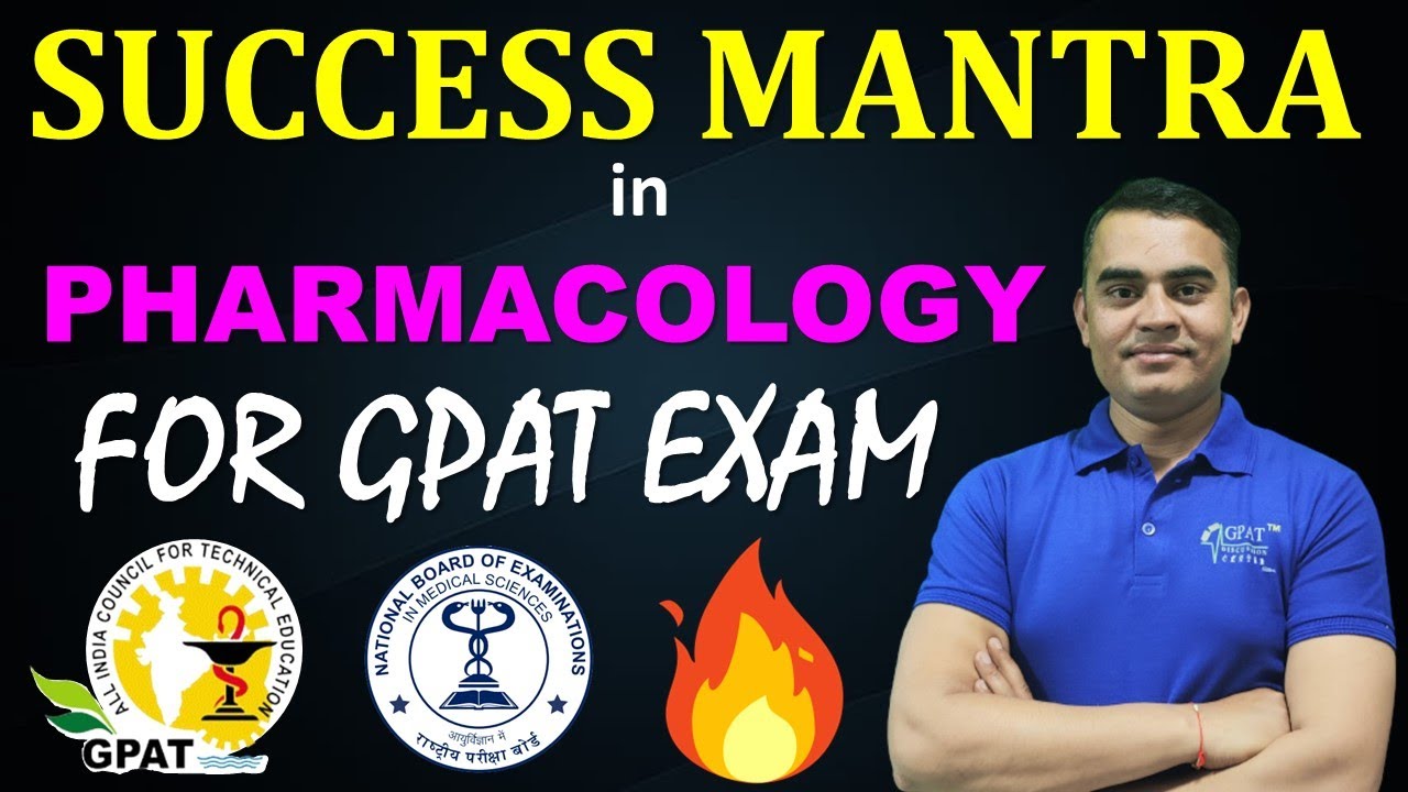 SUCCESS MANTRA IN PHARMACOLOGY FOR GPAT EXAM | HOW TO STUDY PHARMACOLOGY | PHARMACOLOGY QUESTIONS 😍