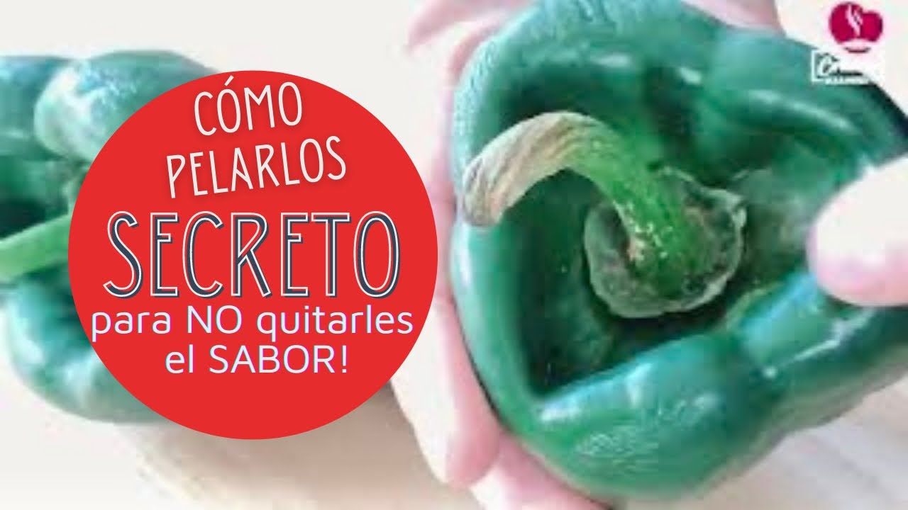 🔝 Cómo PELAR Chiles Poblanos y conservar Todo su SABOR! ✅