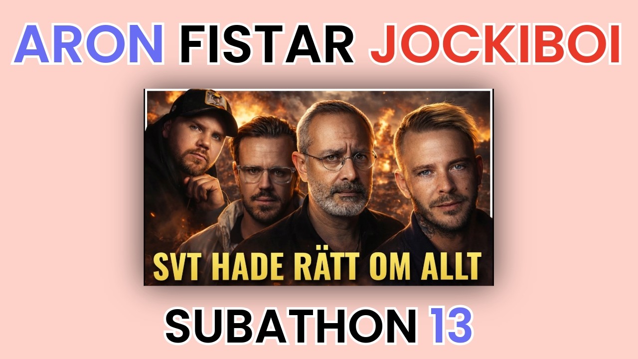 ARON FLAM HAR FÖR EN GÅNGS SKULL 280% RÄTT