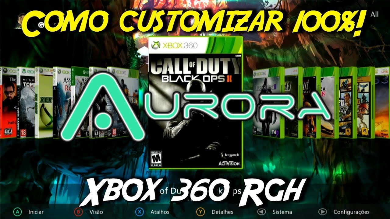 Como customizar 100% o seu Aurora - Xbox 360 Rgh