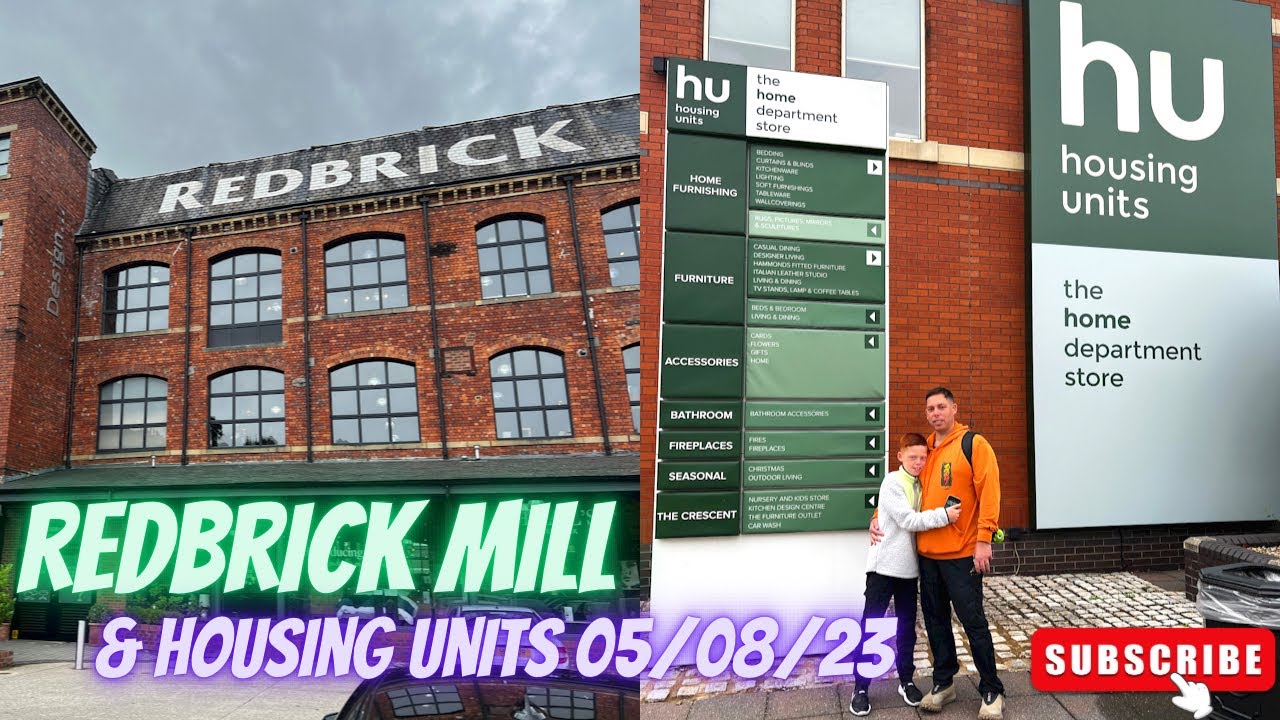 Redbrick Mill Batley и жилые комплексы | 05.08.23 | Мебельный шопинг 💚✨