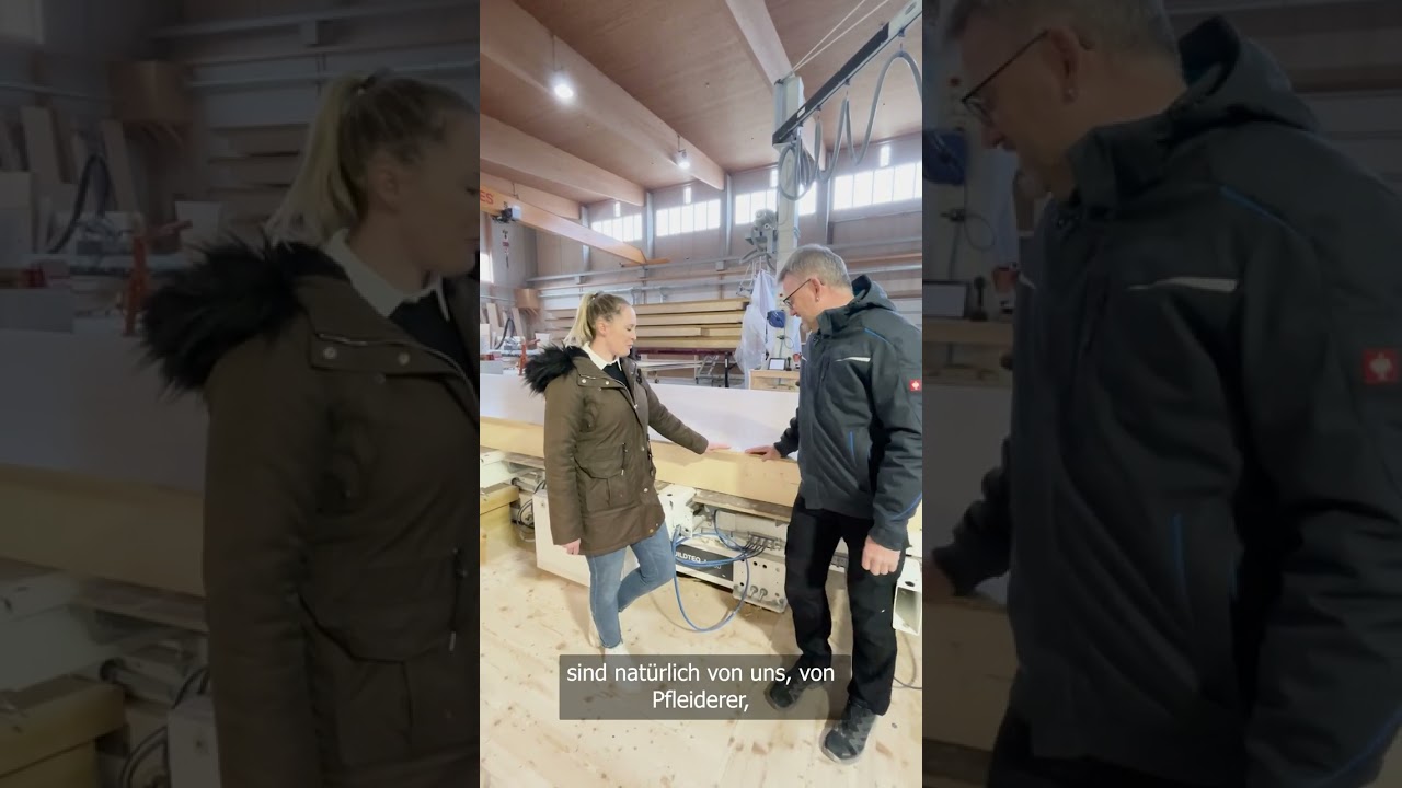 Pfleiderers Besuch bei Holzbau Bögerl in Breitenbrunn