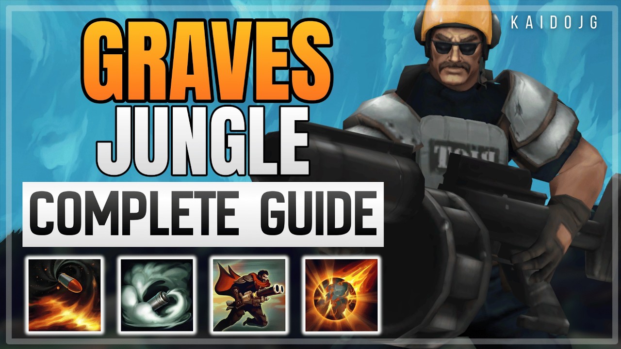 Rank 1 Graves - Complete Jungle Guide - How To Carry EVERY Game in Season 16