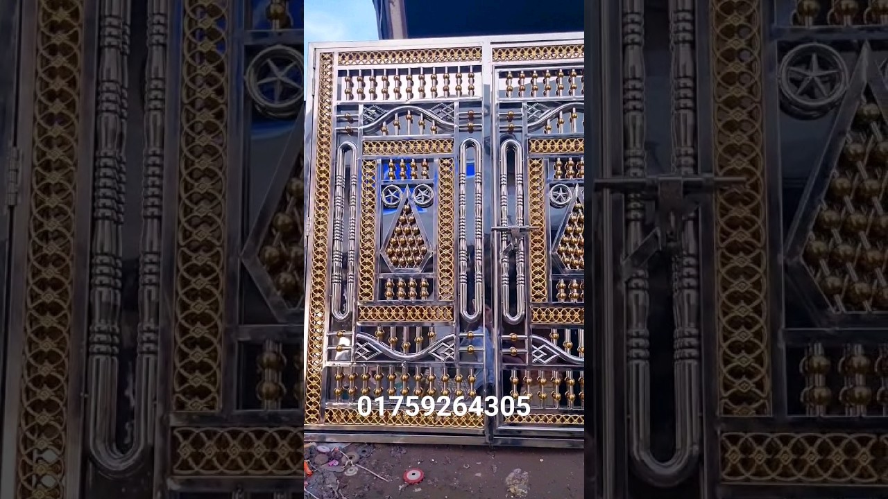 2023 New SS mine gate design and price #stainlesssteel