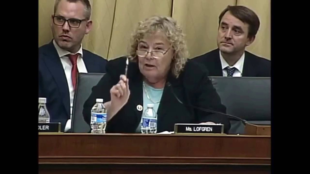 Lofgren responds to transphobic comments during House Hearing